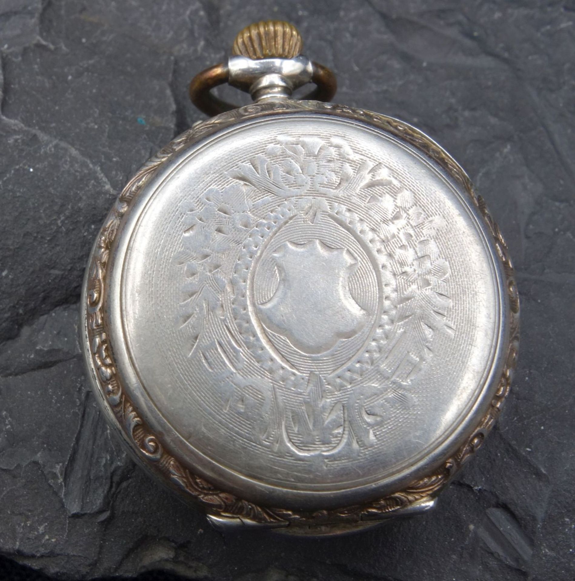 SMALL LADIES' POCKET WATCH IN GALONNÉ CASE / GALLONÉ POCKET WATCH - Image 5 of 5