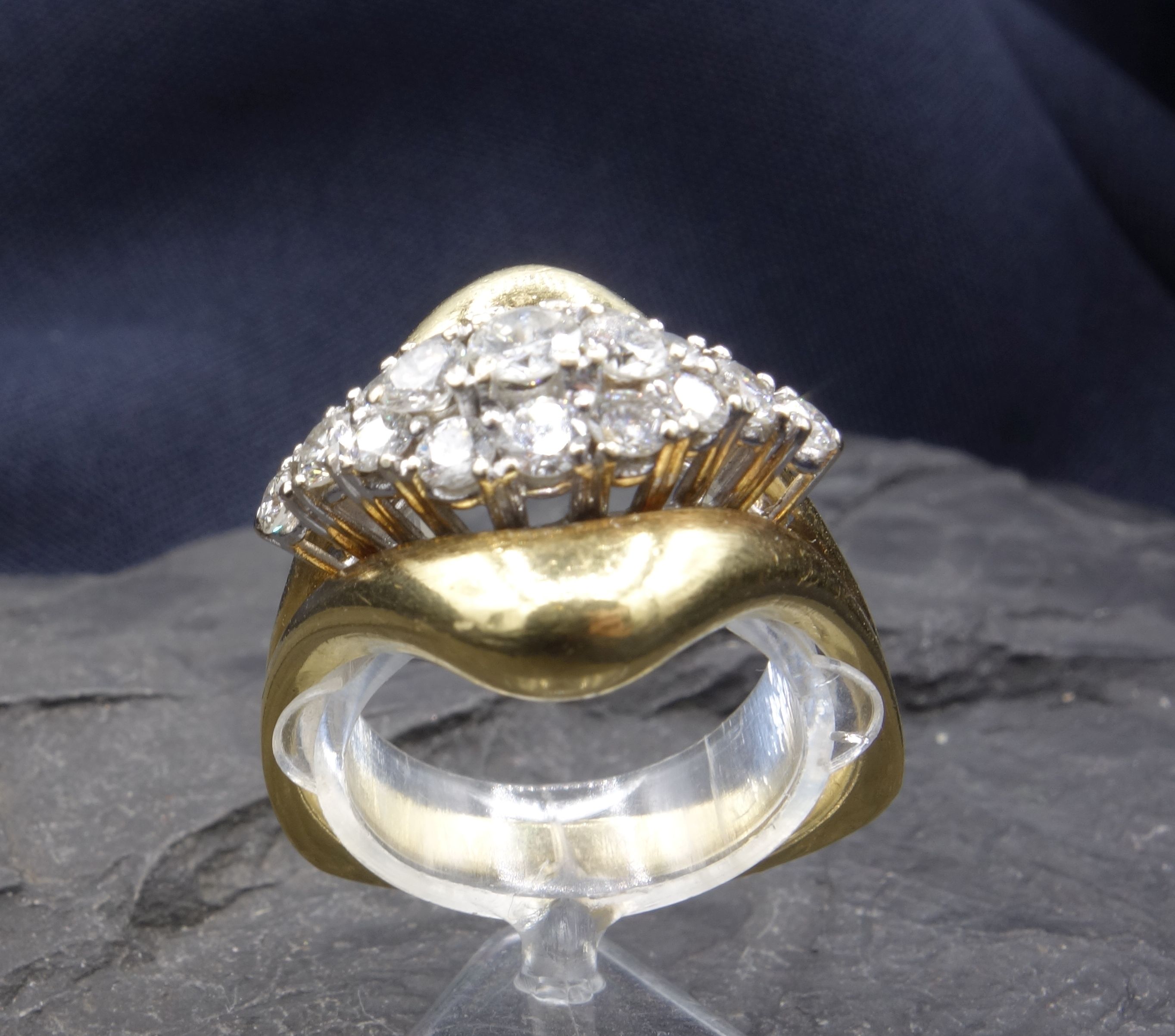 BRILLANT RING - 750 yellow gold - Image 2 of 3