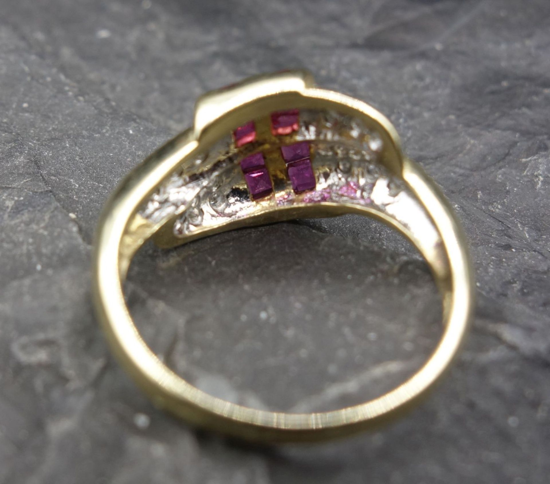 RING - 585 yellow gold - Image 3 of 3