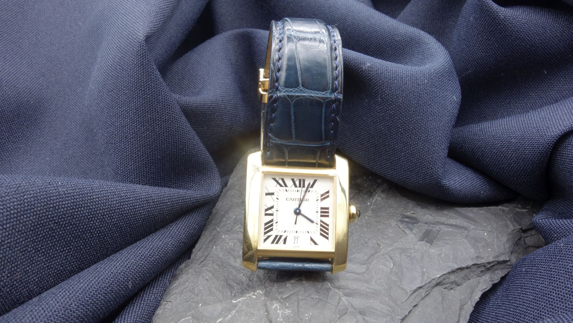 VINTAGE ARMBANDUHR - Cartier "Tank Francaise" - Bild 5 aus 7