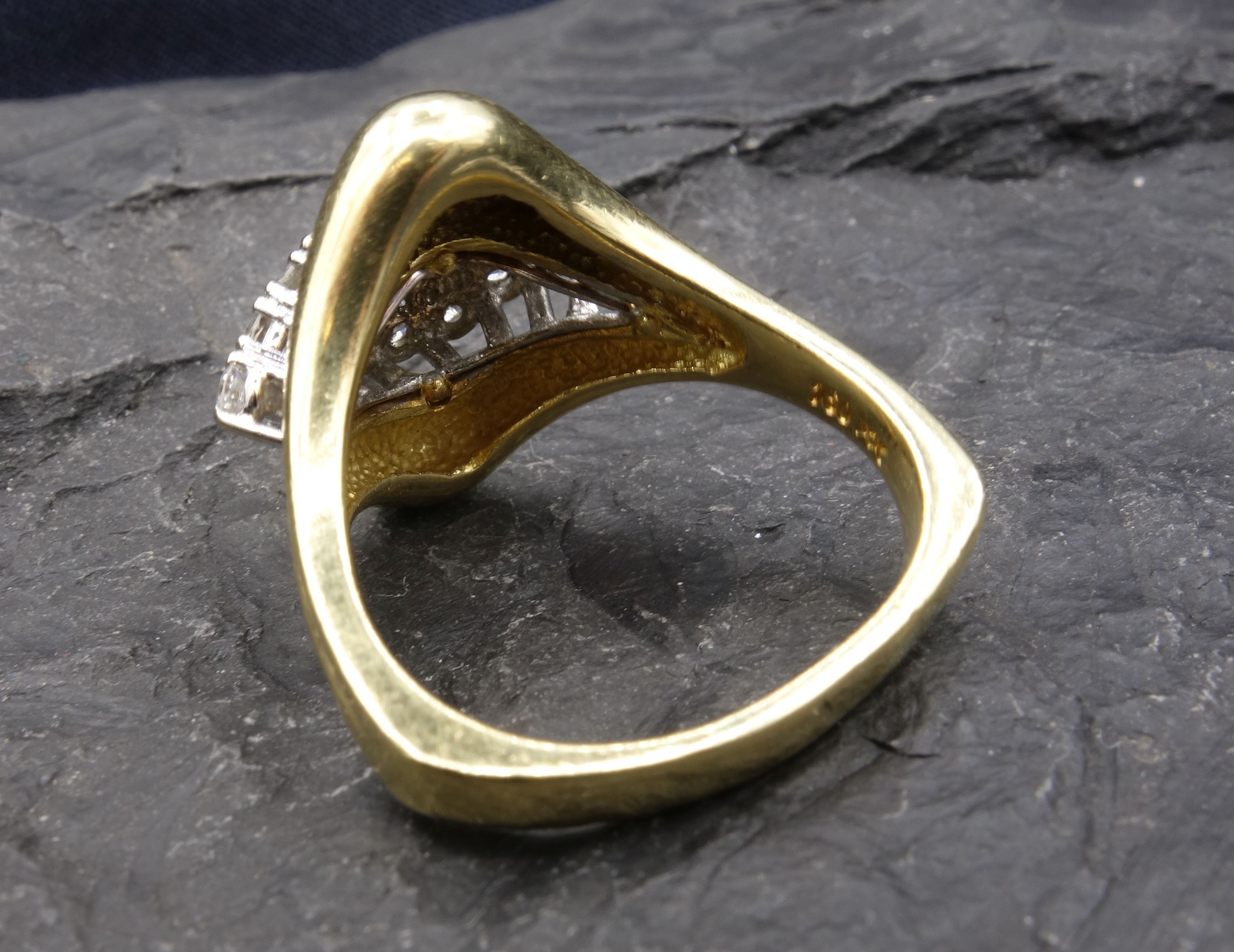 BRILLANT RING - 750 yellow gold - Image 3 of 3