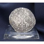 COIN OF 1678 (Brabant /Spanish Netherlands): Albertus Thaler / Patagon, silver, (27.5 g), hammer