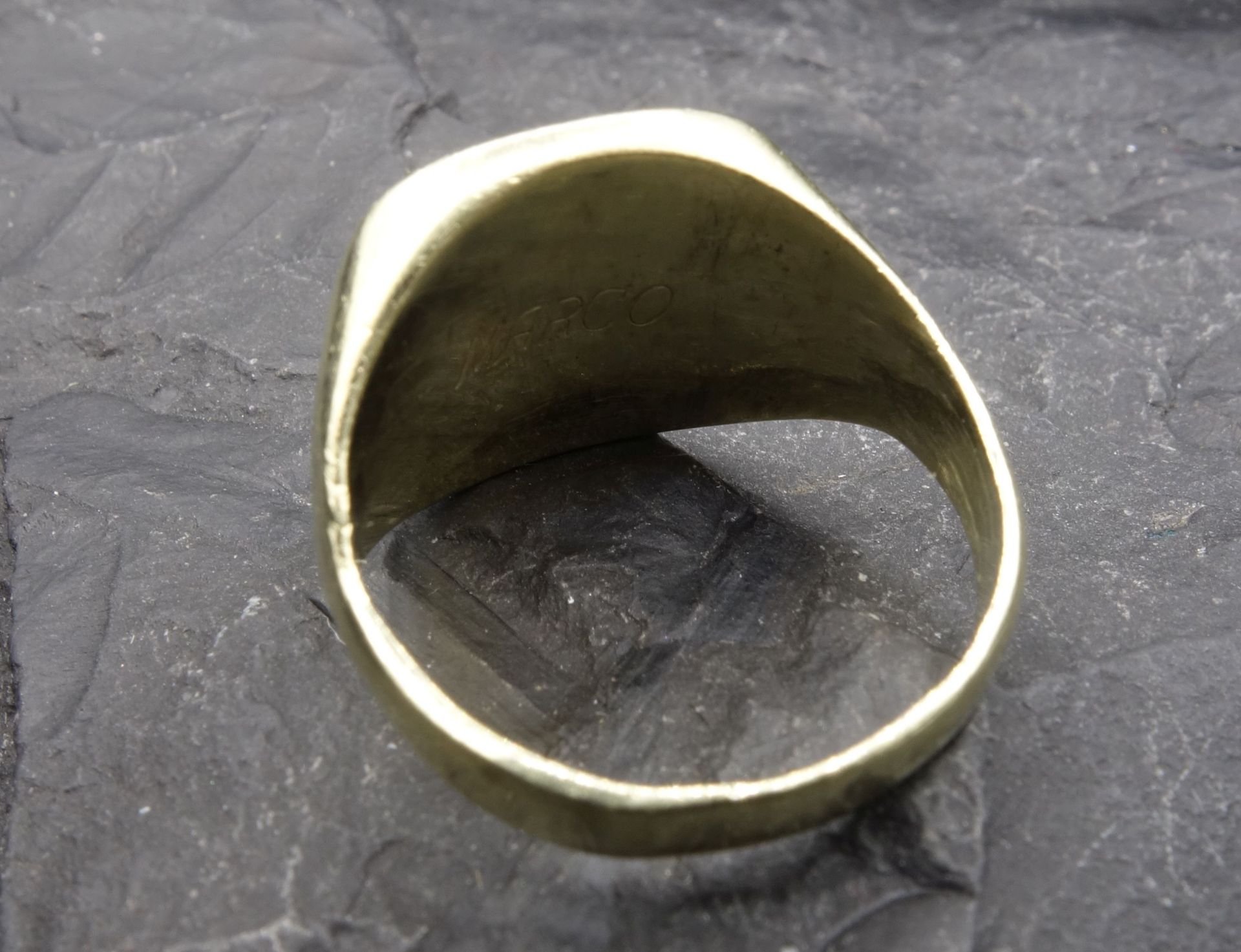 SIGNET RING - 585 yellow gold - Image 2 of 3