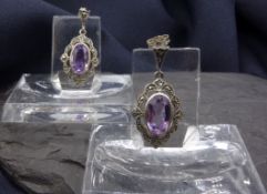 OHRHÄNGER MIT AMETHYST