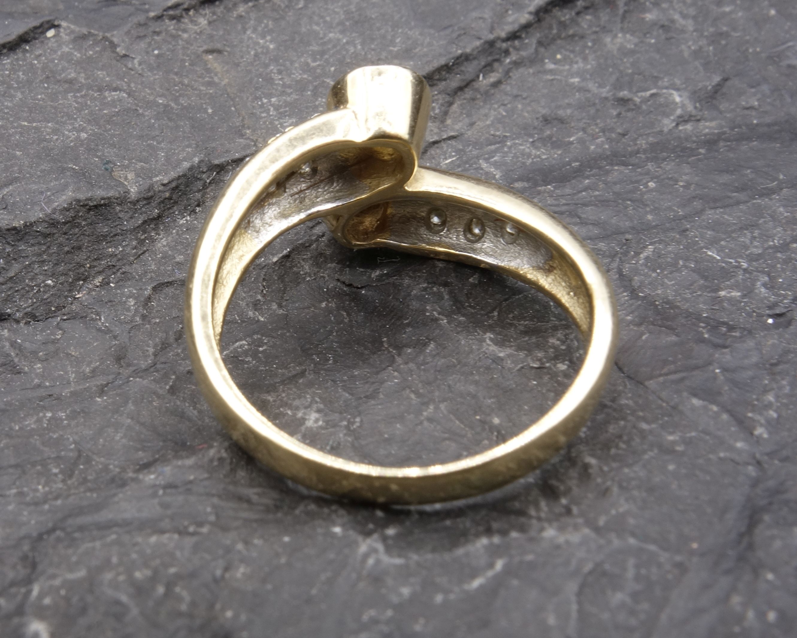 RING -585 yellow gold - Image 3 of 3