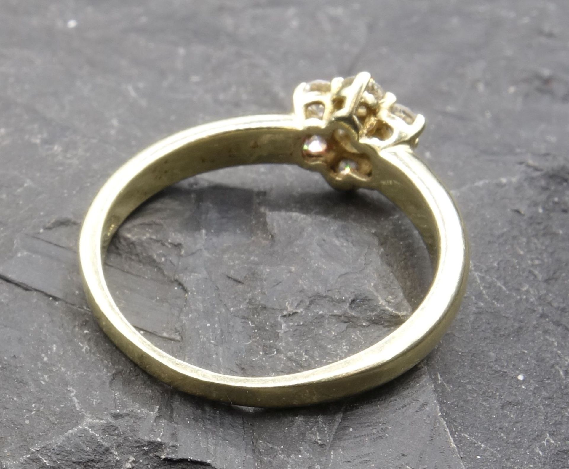 RING - 585 yellow gold - Image 3 of 3