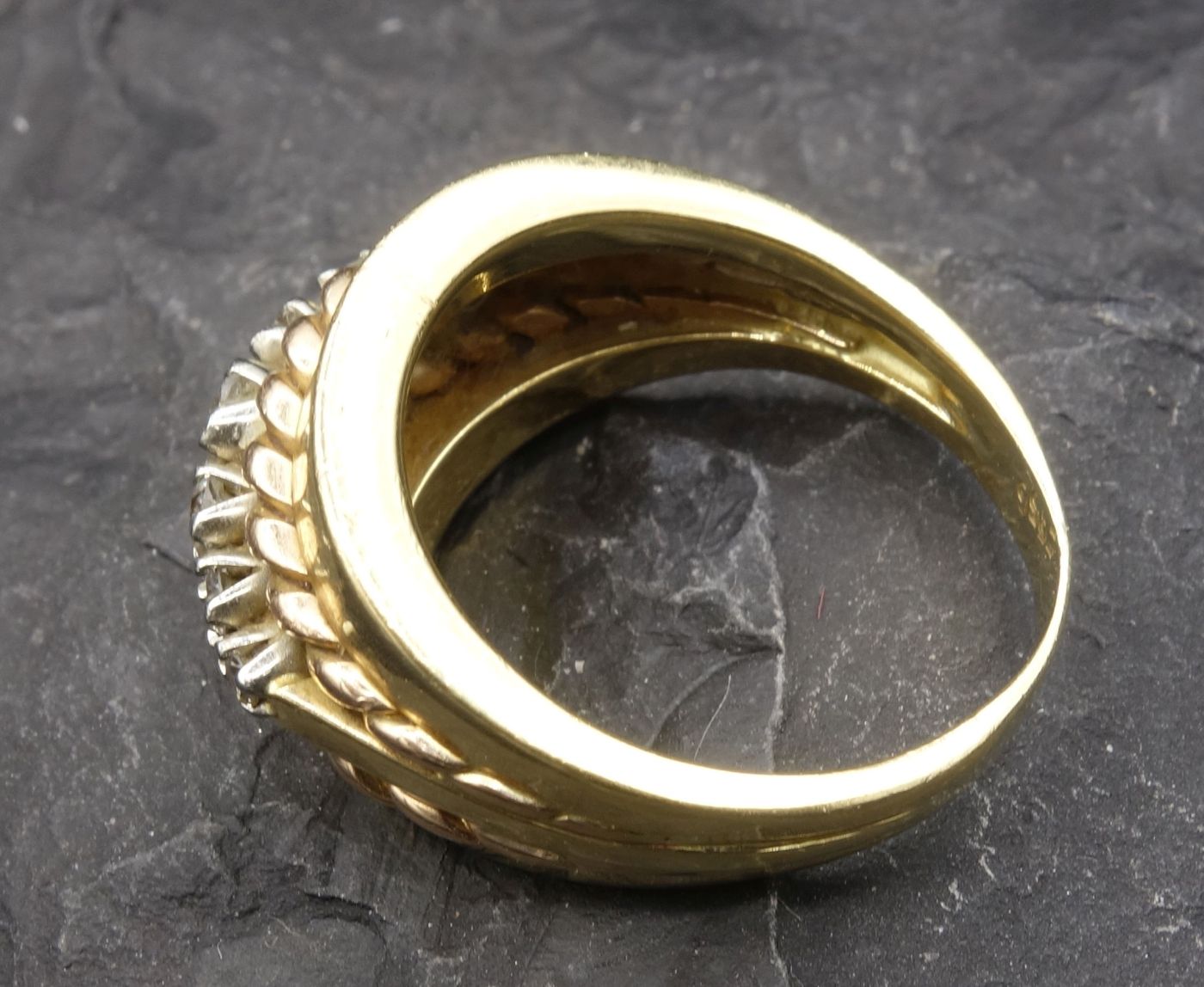 RING - 585 yellow gold - Image 3 of 3