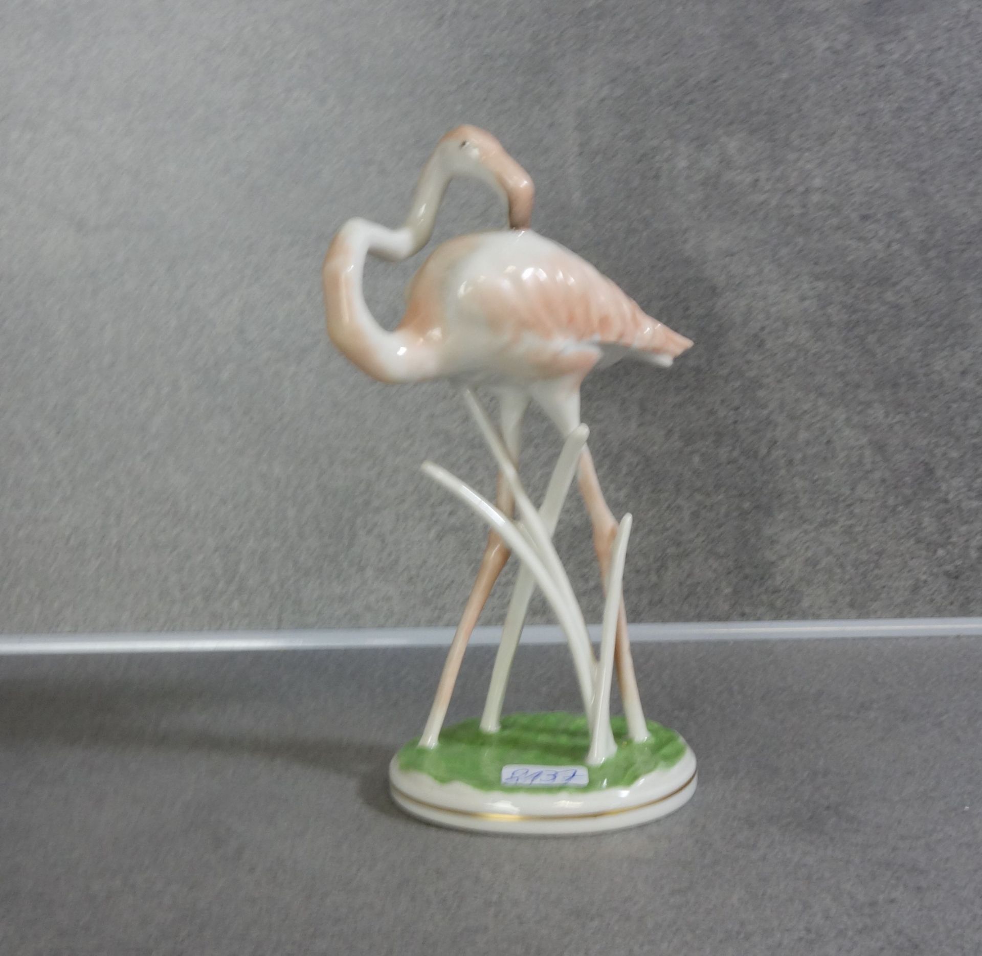 FRITZ HEIDENREICH PORZELLANFIGUR "FLAMINGO"