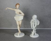 PORZELLANFIGUREN: "BALLETTTÄNZERINNEN"