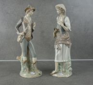 PAAR PORZELLANFIGUREN "GALANTES PAAR"