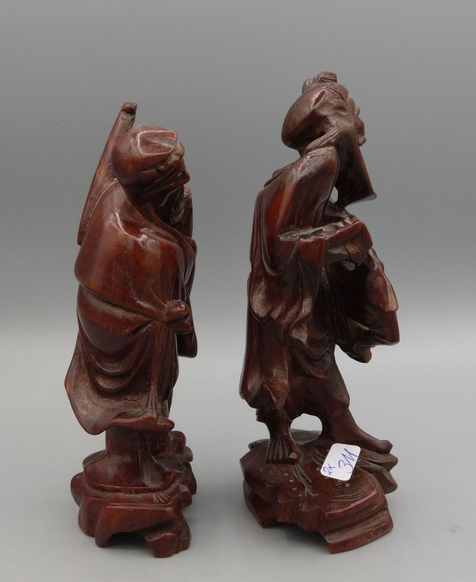 SCULPTURES: "FISHERMAN" AND "MAN WITH A SWORD" - Image 5 of 6