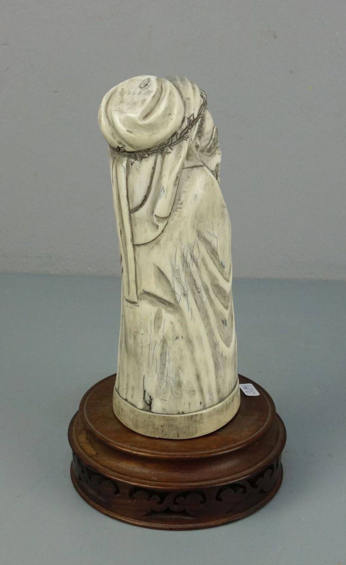 LAO-TSE IVORY SCULPTURE - Image 6 of 9