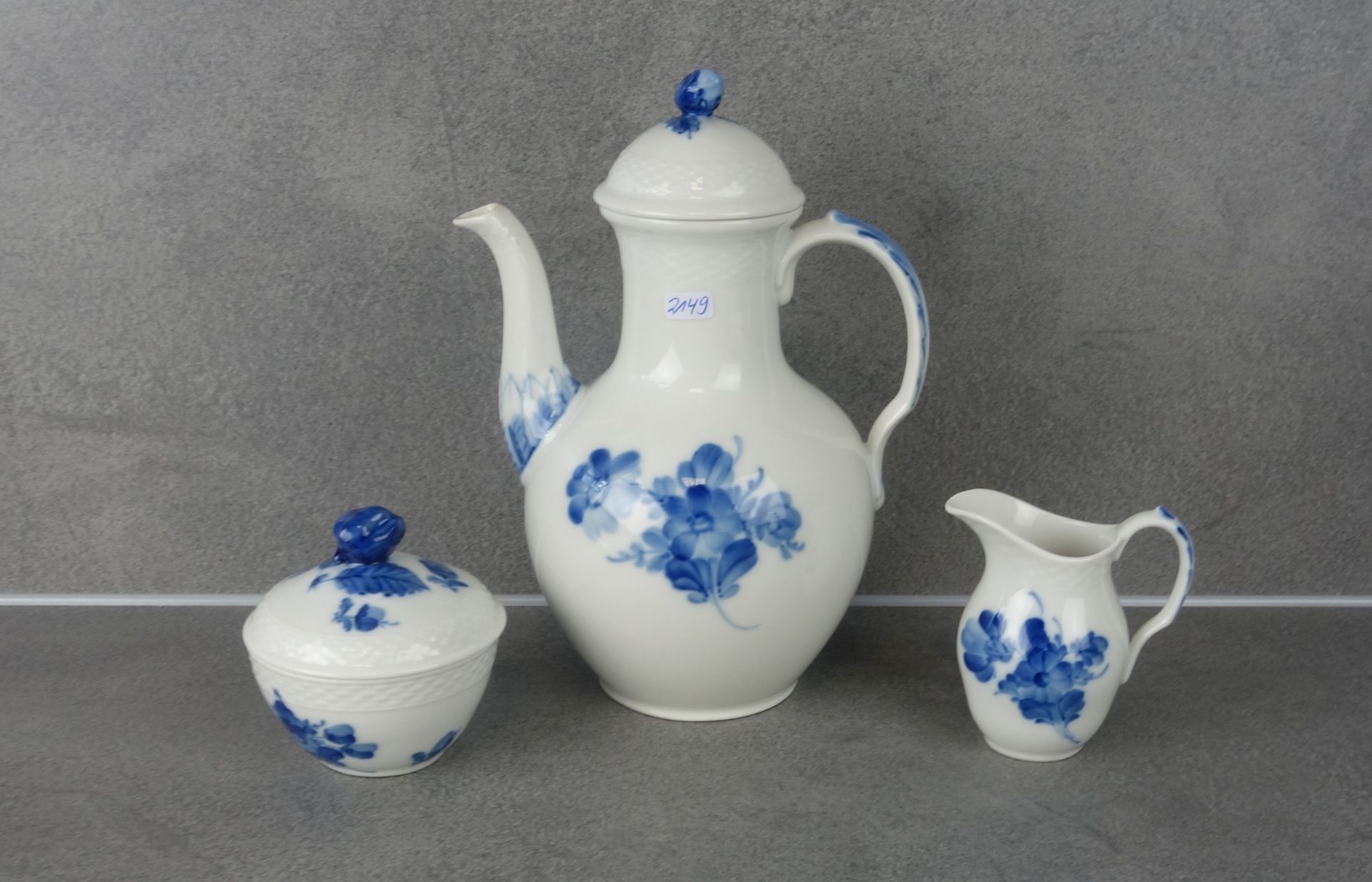 ROYAL COPENHAGEN KAFFEESERVICE "BLAUE BLUME" - Bild 5 aus 5