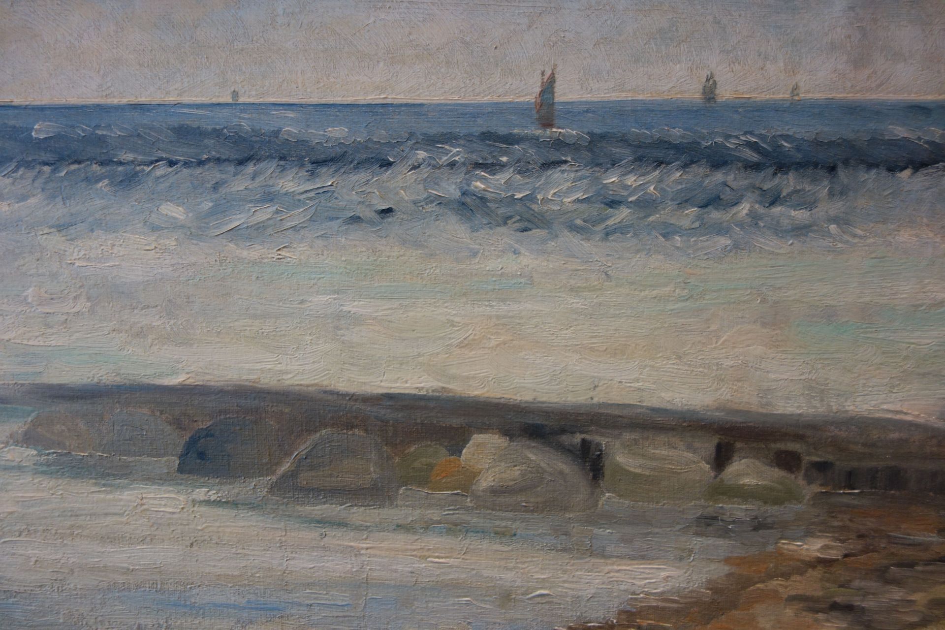 LAURITZ TUXEN - GEMÄLDE: "KÜSTENLANDSCHAFT SKAGEN" - Bild 6 aus 11