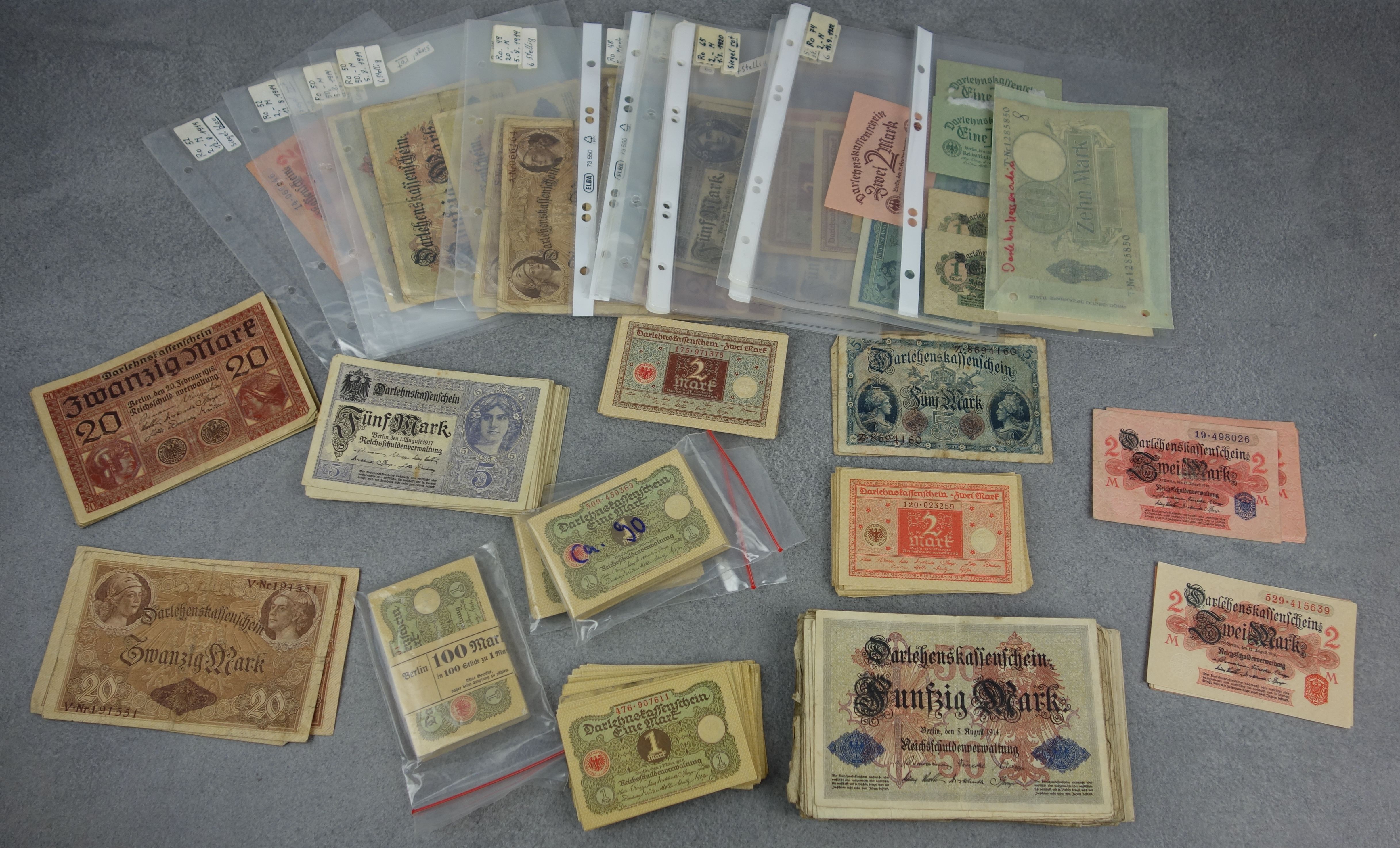 LARGE BUNDLE OF LOAN NOTES / PAPER MONEY / BANKNOTES