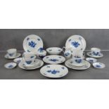 ROYAL COPENHAGEN KAFFEESERVICE "BLAUE BLUME"