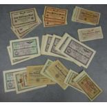 KONVOLUT PAPIERGELD / GROSSNOTGELD - DEUTSCHE REICHSBAHN