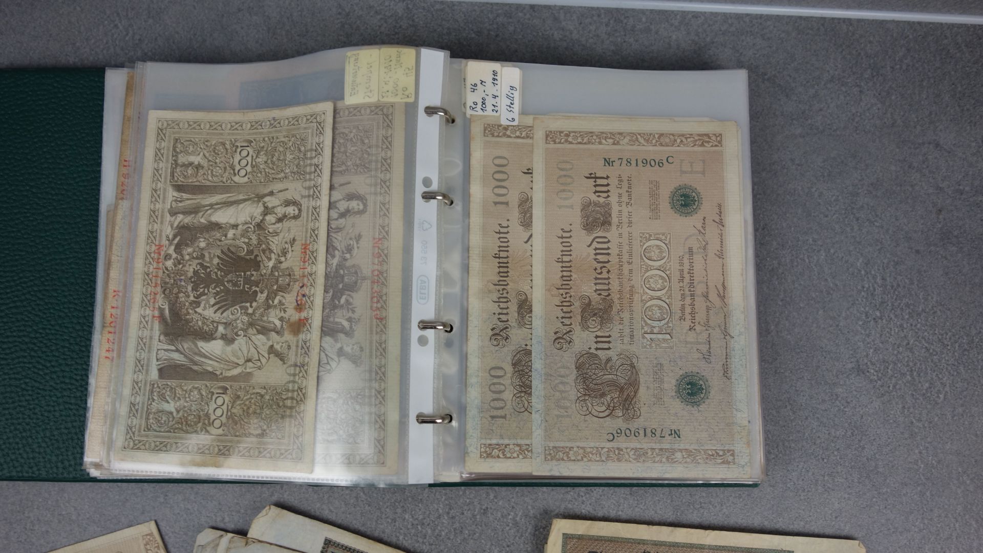 COLLECTION OF PAPER MONEY / BANKNOTES / MONEY BONDS - GERMAN REICHSBANKNOTEN (MARK) - Image 3 of 13