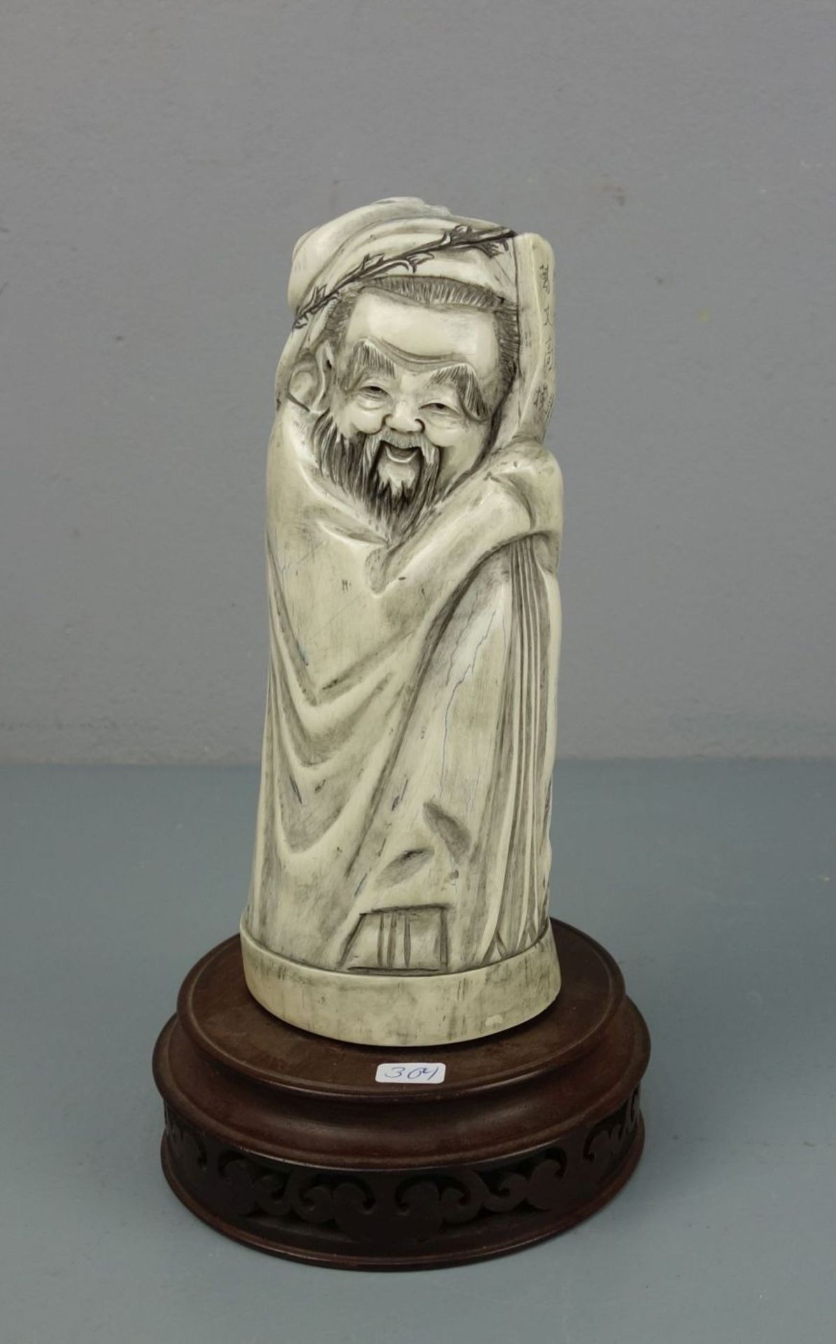 LAO-TSE IVORY SCULPTURE