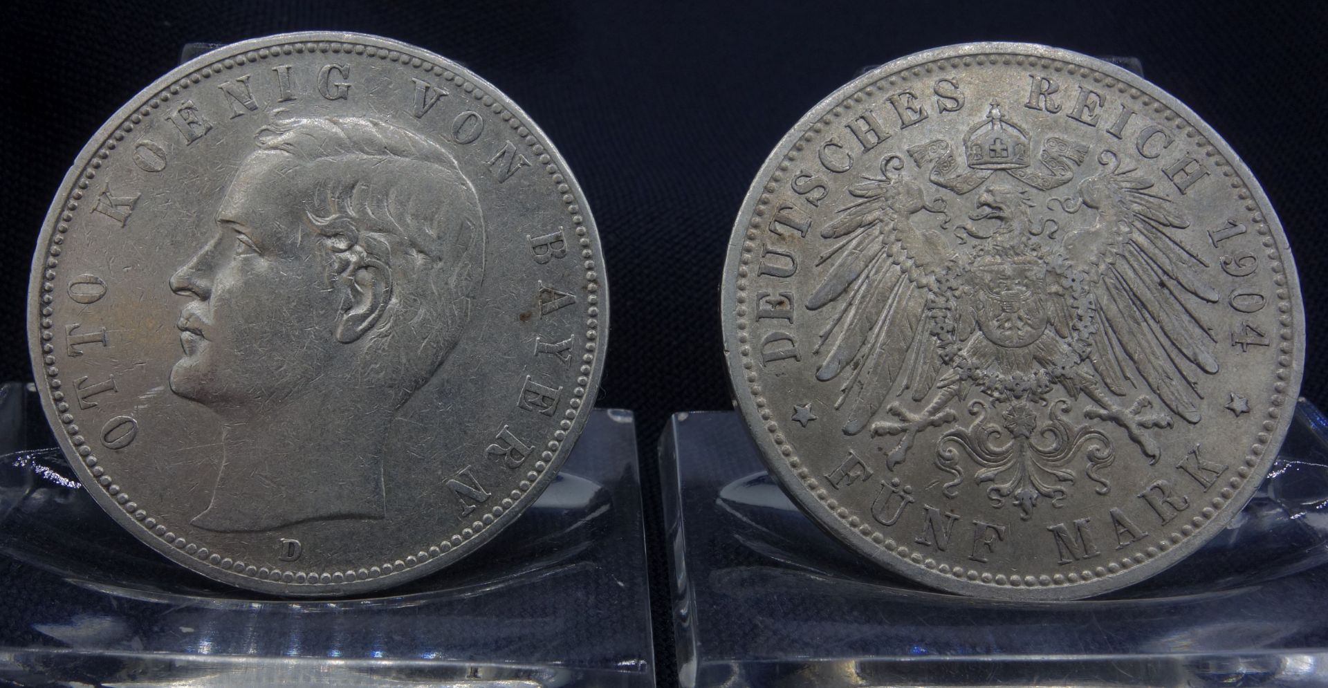 TWO COINS: 5 MARK DEUTSCHES REICH - Image 2 of 2