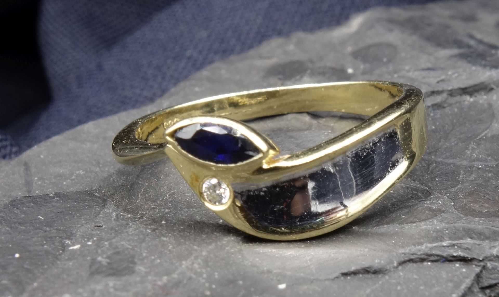 RING - 14 ct yellow gold - Image 3 of 4