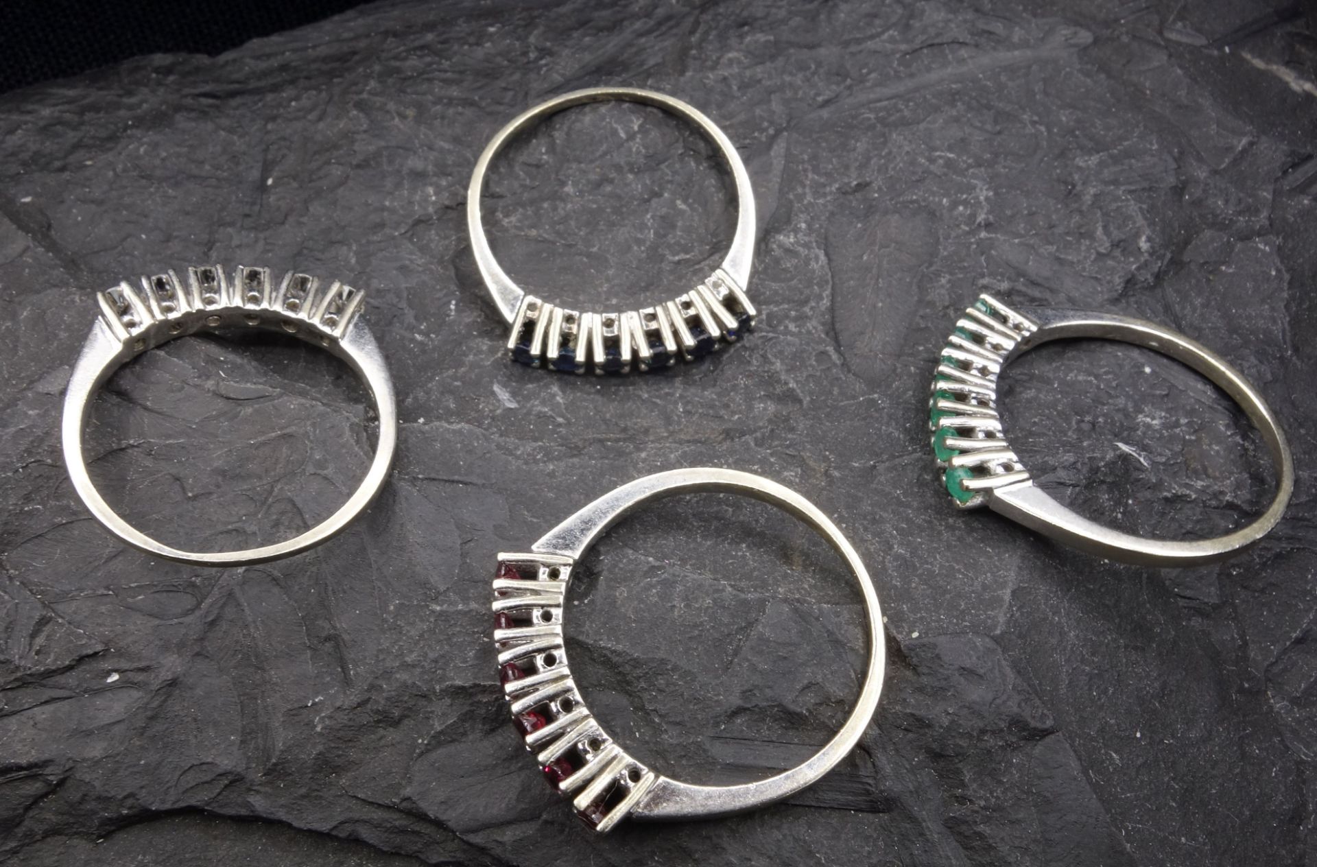 FOUR RIVIERE RINGS - Image 3 of 4