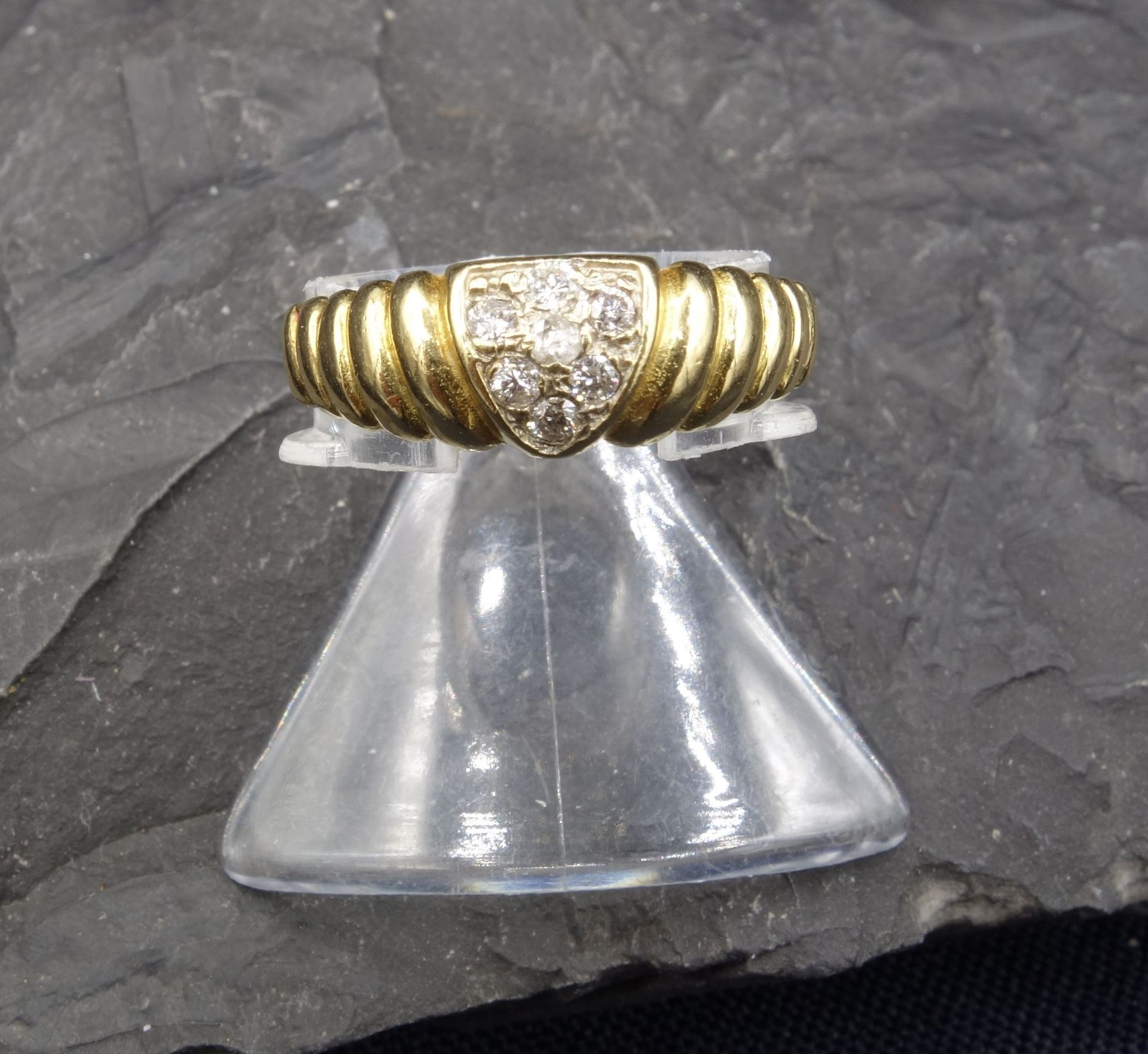 RING - 14 ct yellow gold - Image 2 of 3