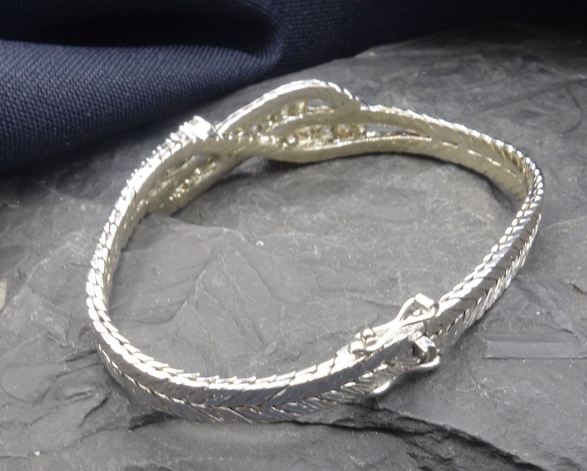 Bracelet - 14 ct white gold - Image 3 of 4