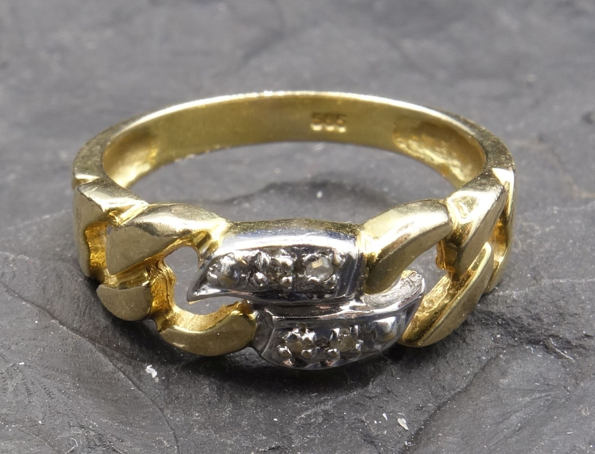 RING - 14 ct yellow gold - Image 4 of 4