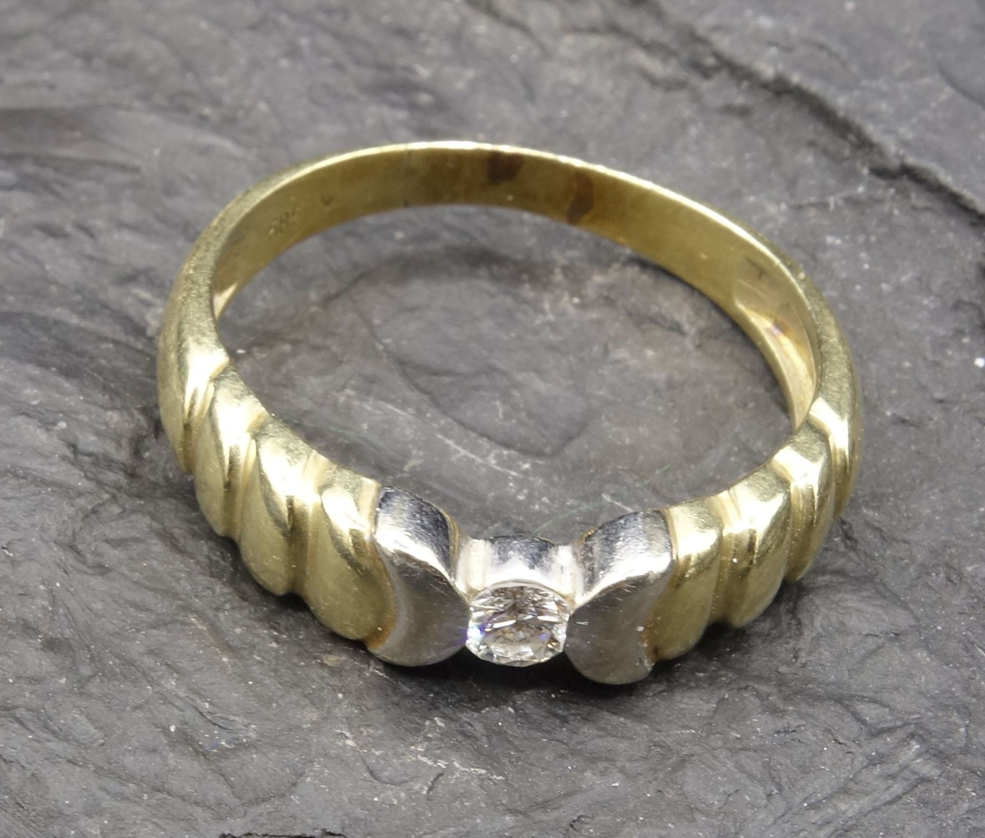 RING - 14 ct yellow gold  - Image 3 of 4