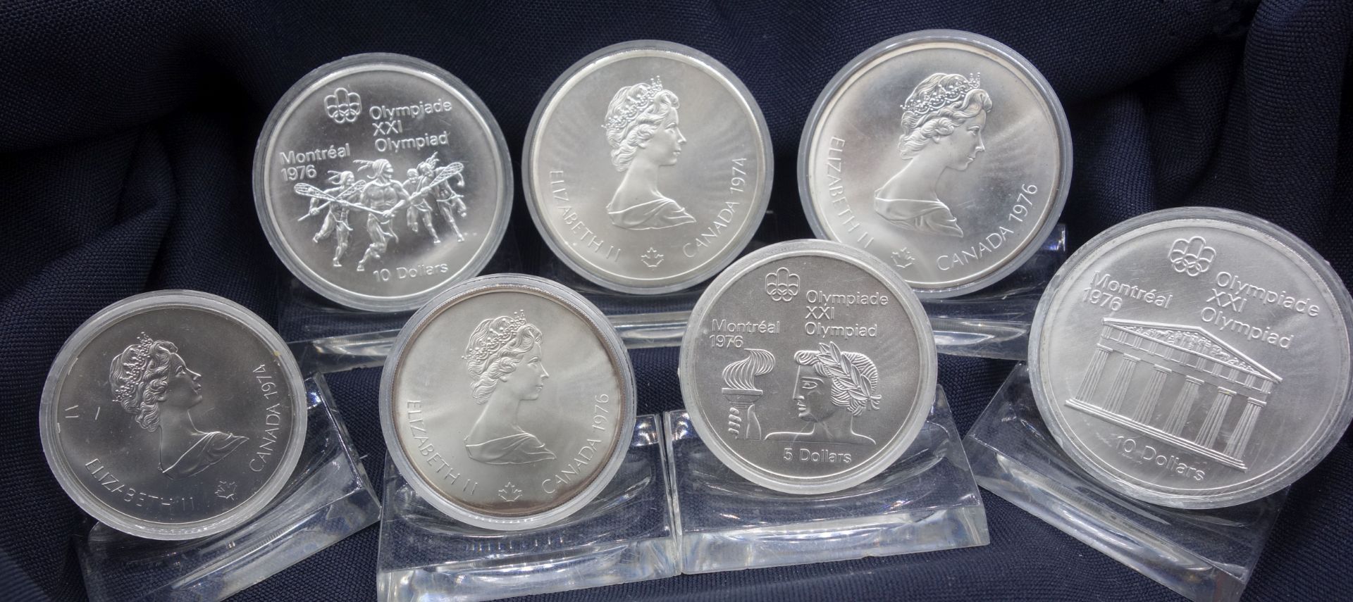 CONVOLUTE COINS: Olympic Games in Montréal 1976 - Image 2 of 2