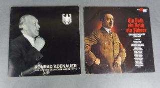 PAAR SCHALLPLATTEN: "ADENAUER / III. REICH"