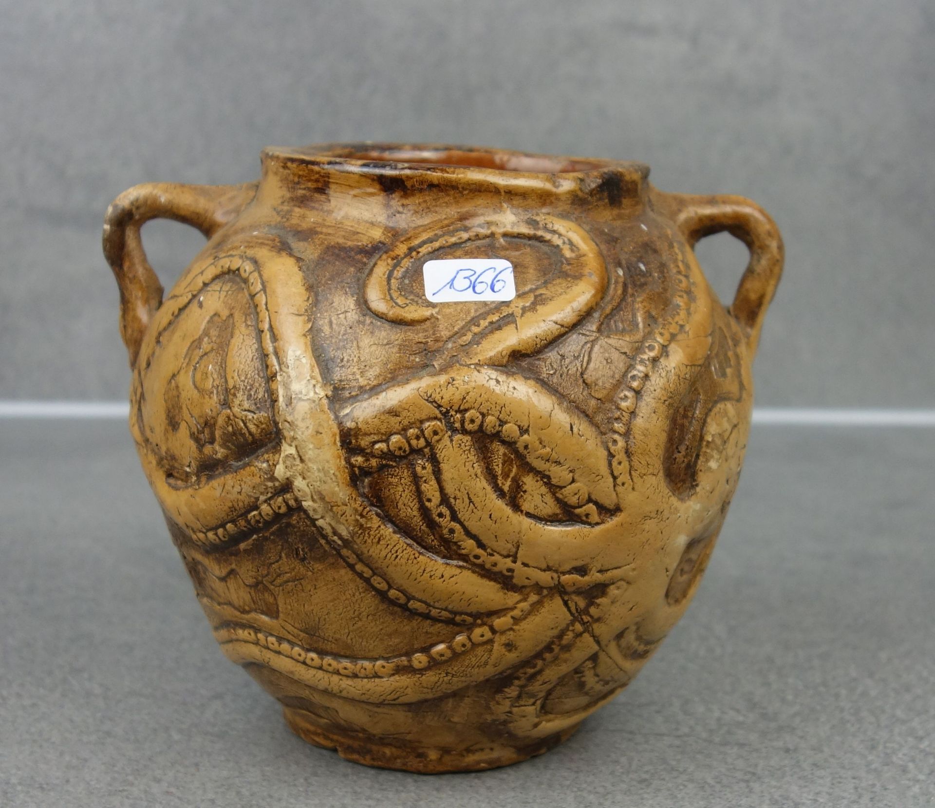 JUG / VASE WITH OCTOPUS MOTIVE - Image 4 of 5