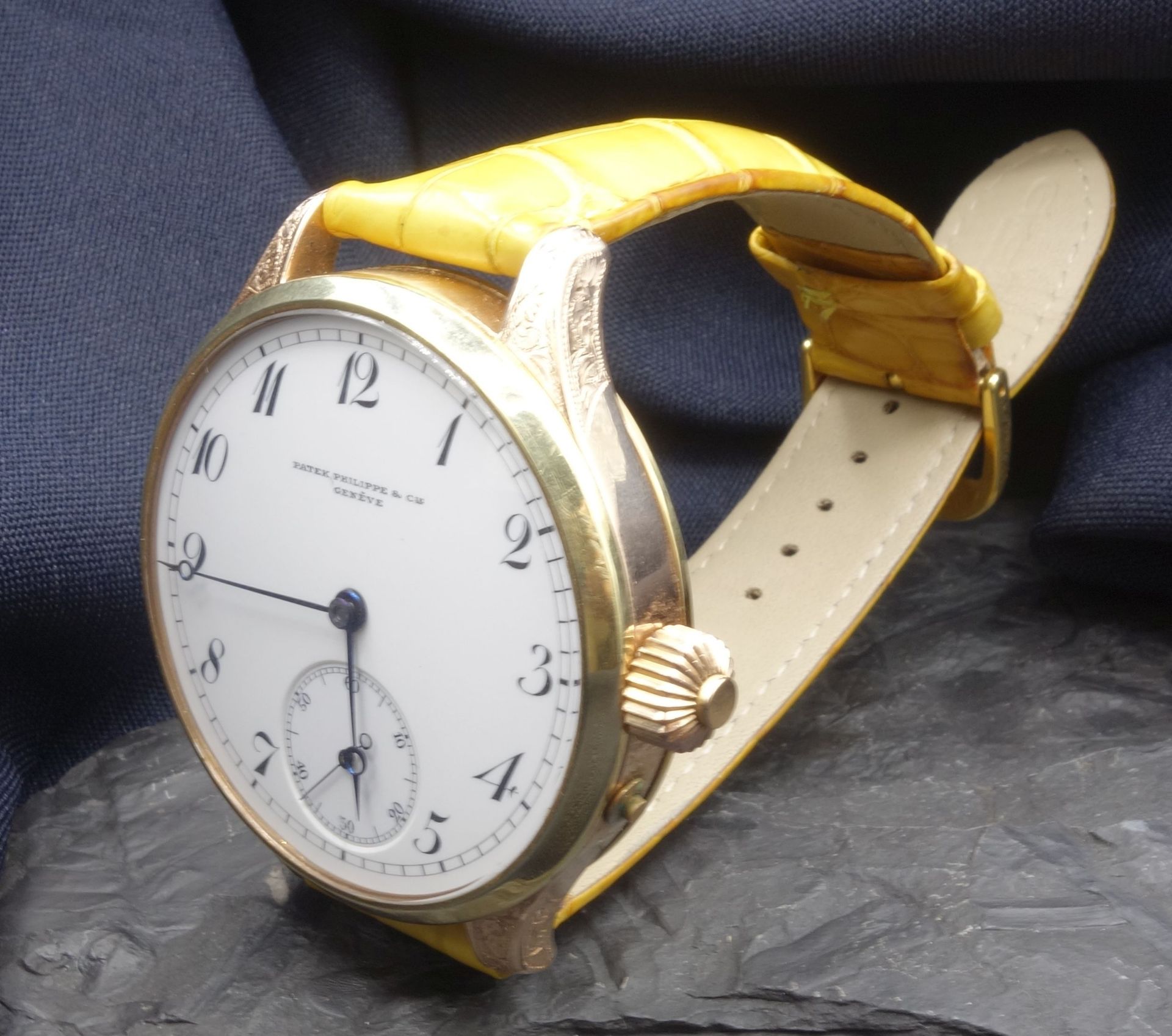 MARIAGE: WRIST WATCH FROM PATEK PHILIPPE POCKET WATCH - Image 7 of 8