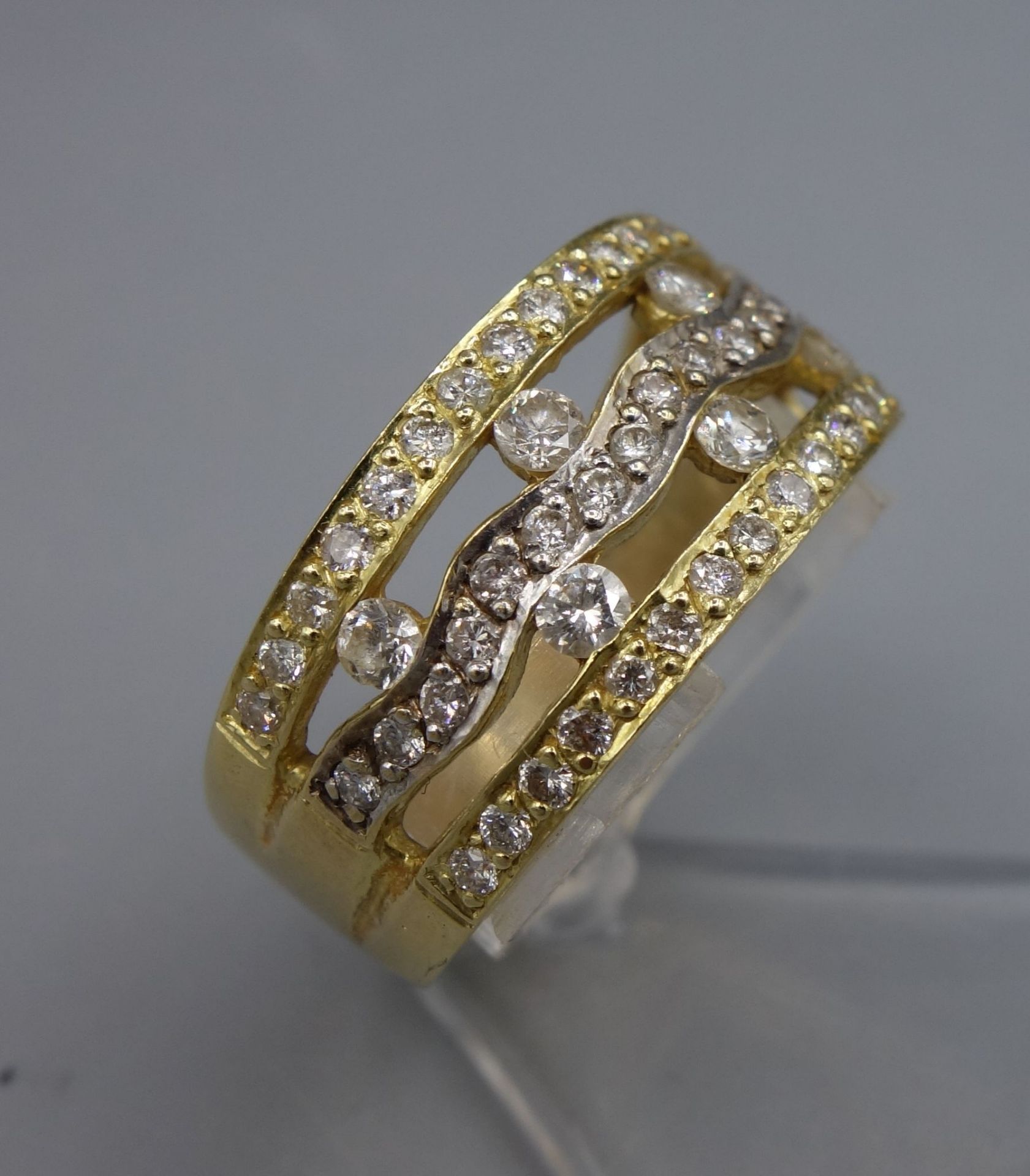 RING MIT BRILLANTBESATZ - Bild 5 aus 6