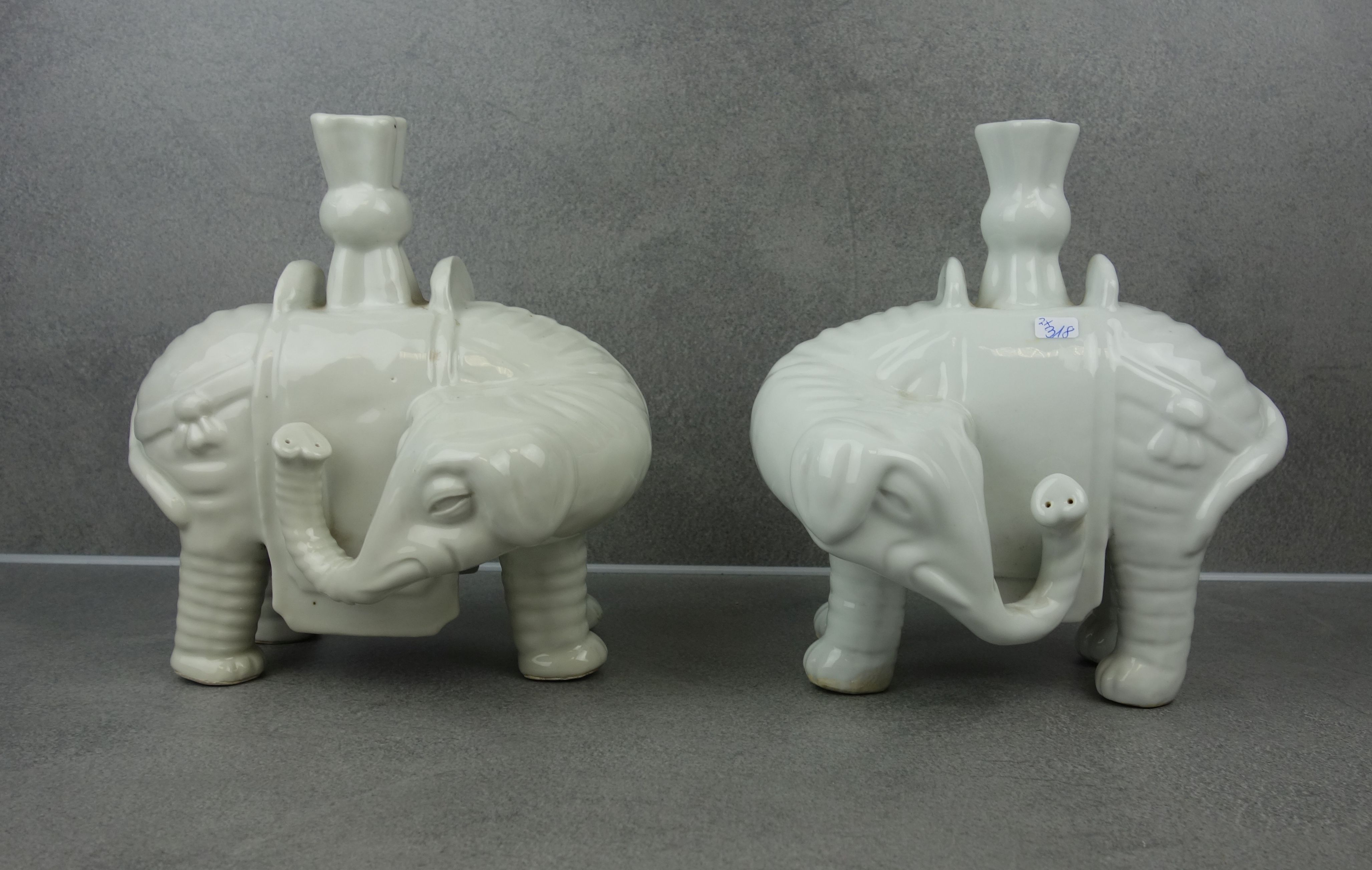 BLANC DE CHINE ELEPHANTS - Image 2 of 7