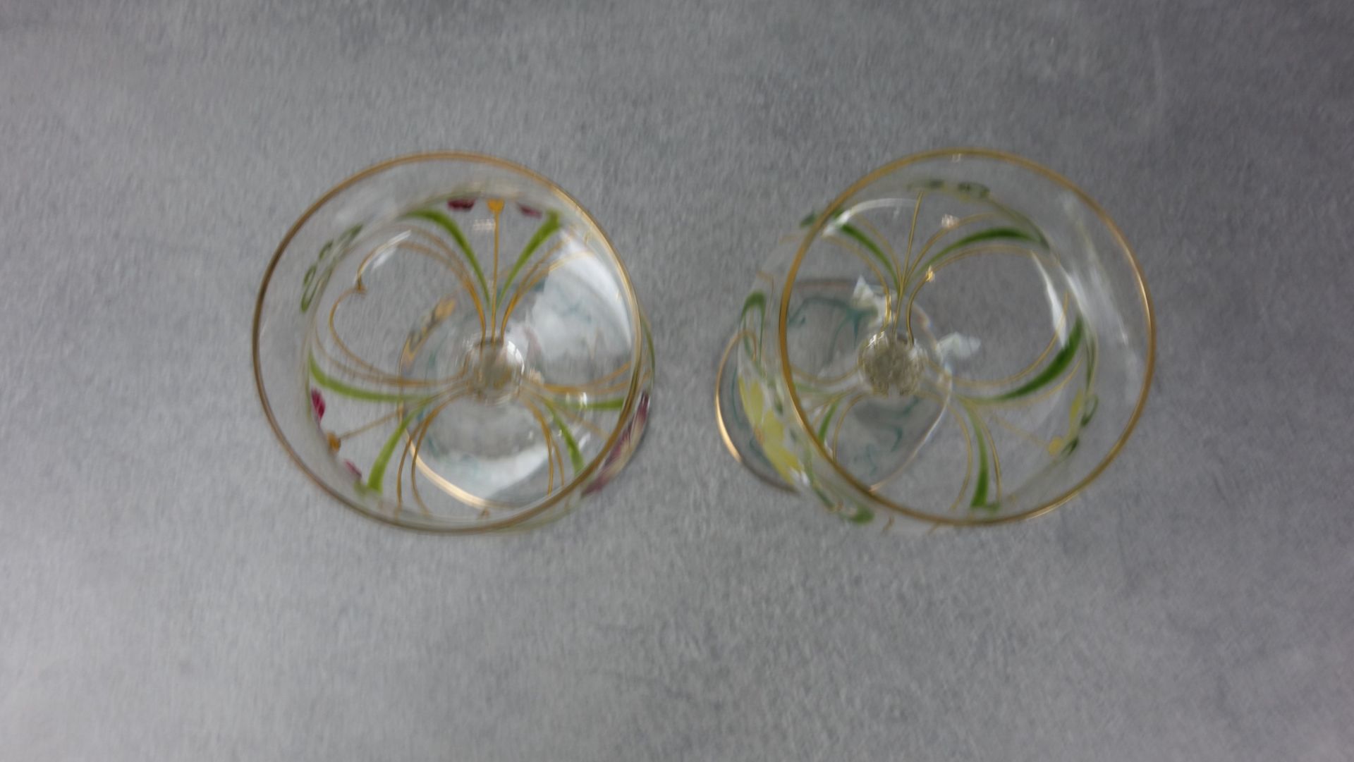 ART NOUVEAU WINE GLASSES - Image 3 of 4