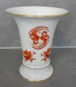 MEISSEN VASE "ROTER DRACHE"