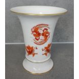 MEISSEN VASE "ROTER DRACHE"