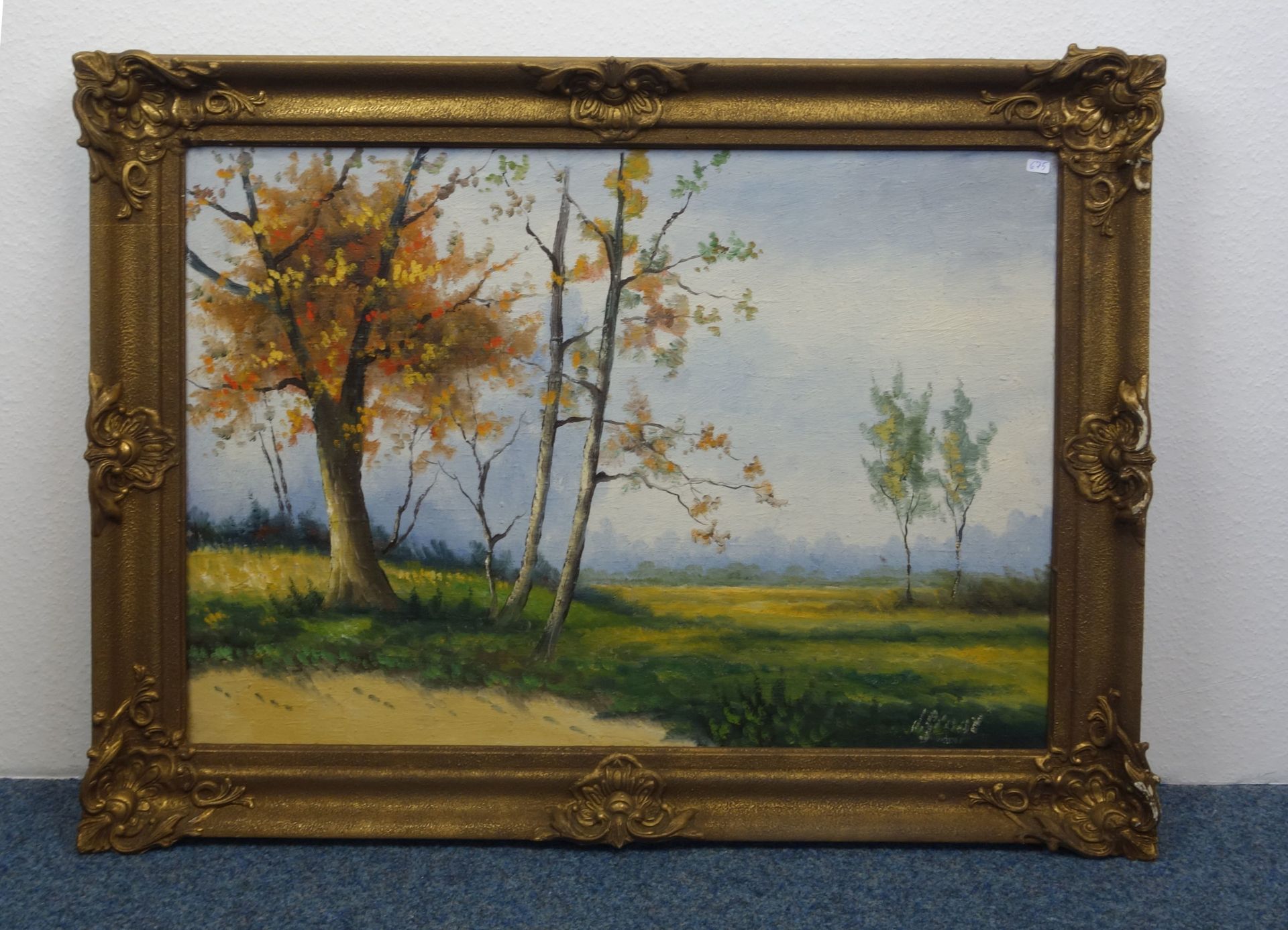 J. GROOT PAINTING "LANDSCAPE"