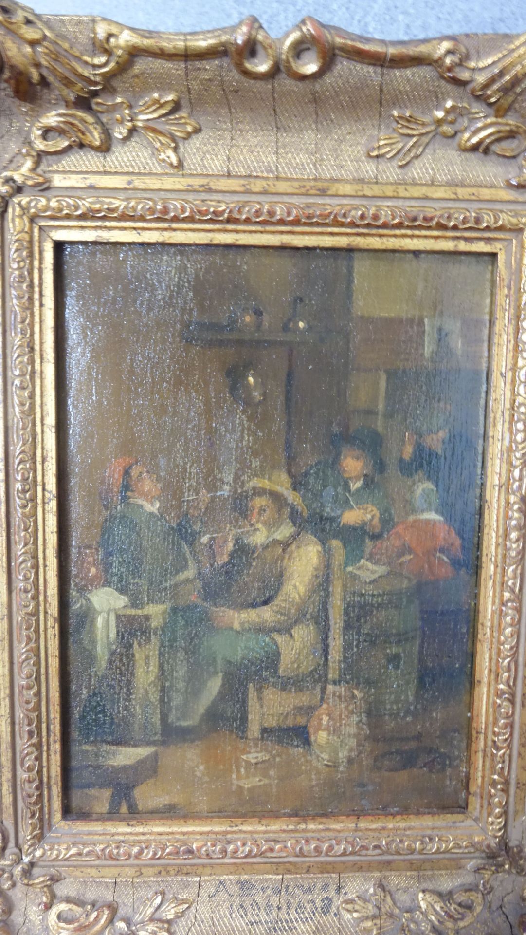 PAINTING "TAVERN SCENE" - Image 2 of 6