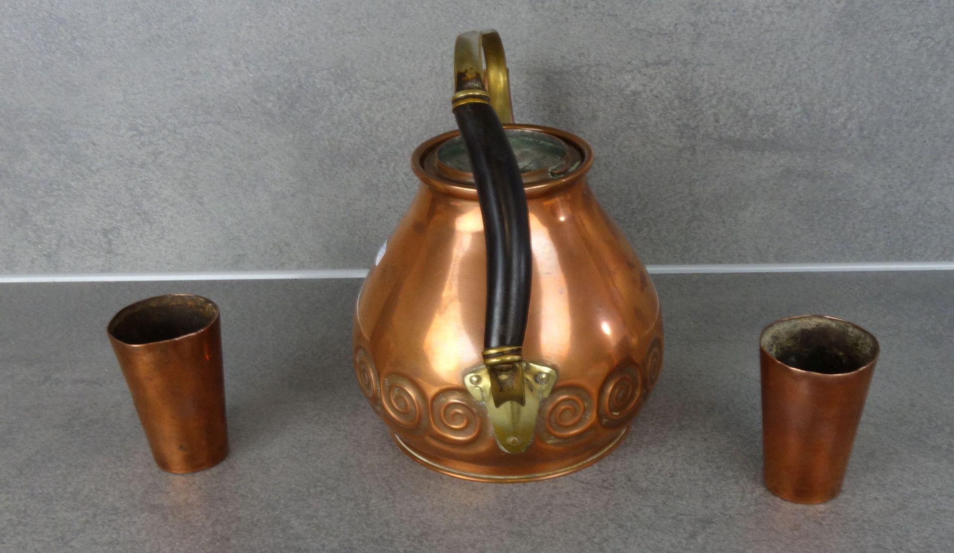 ALBIN MÜLLER ART NOUVEAU KETTLE / TEAPOT - Image 3 of 5