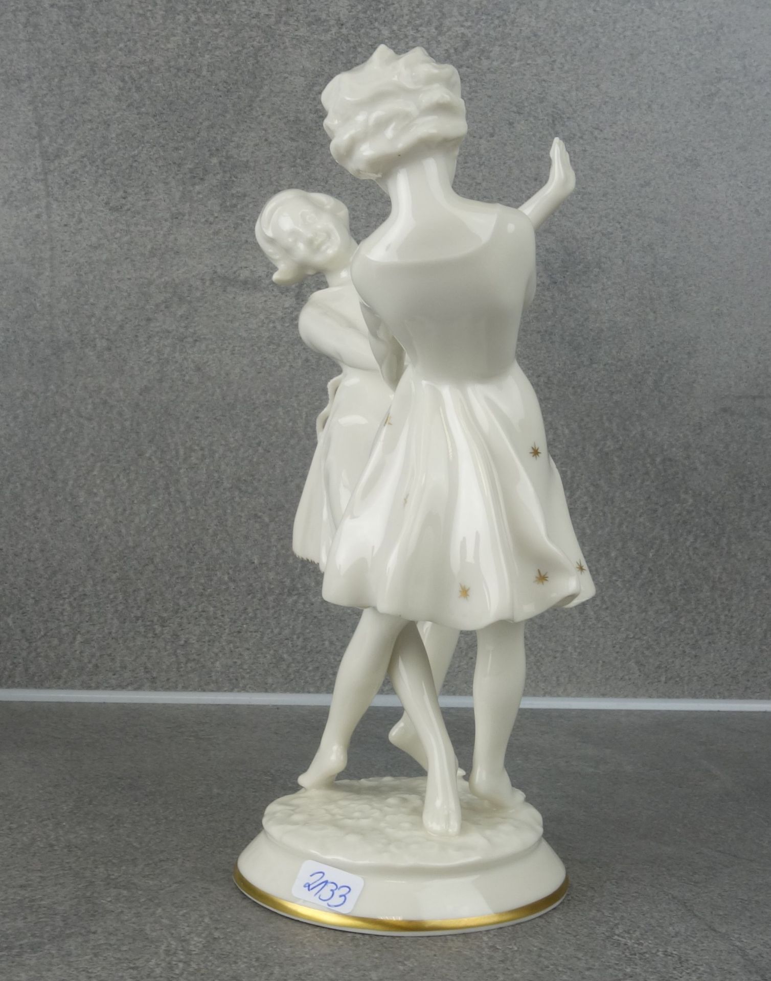 CARL WERNER PORCELAIN FIGURES: "DANCING GIRLS" - Image 2 of 5