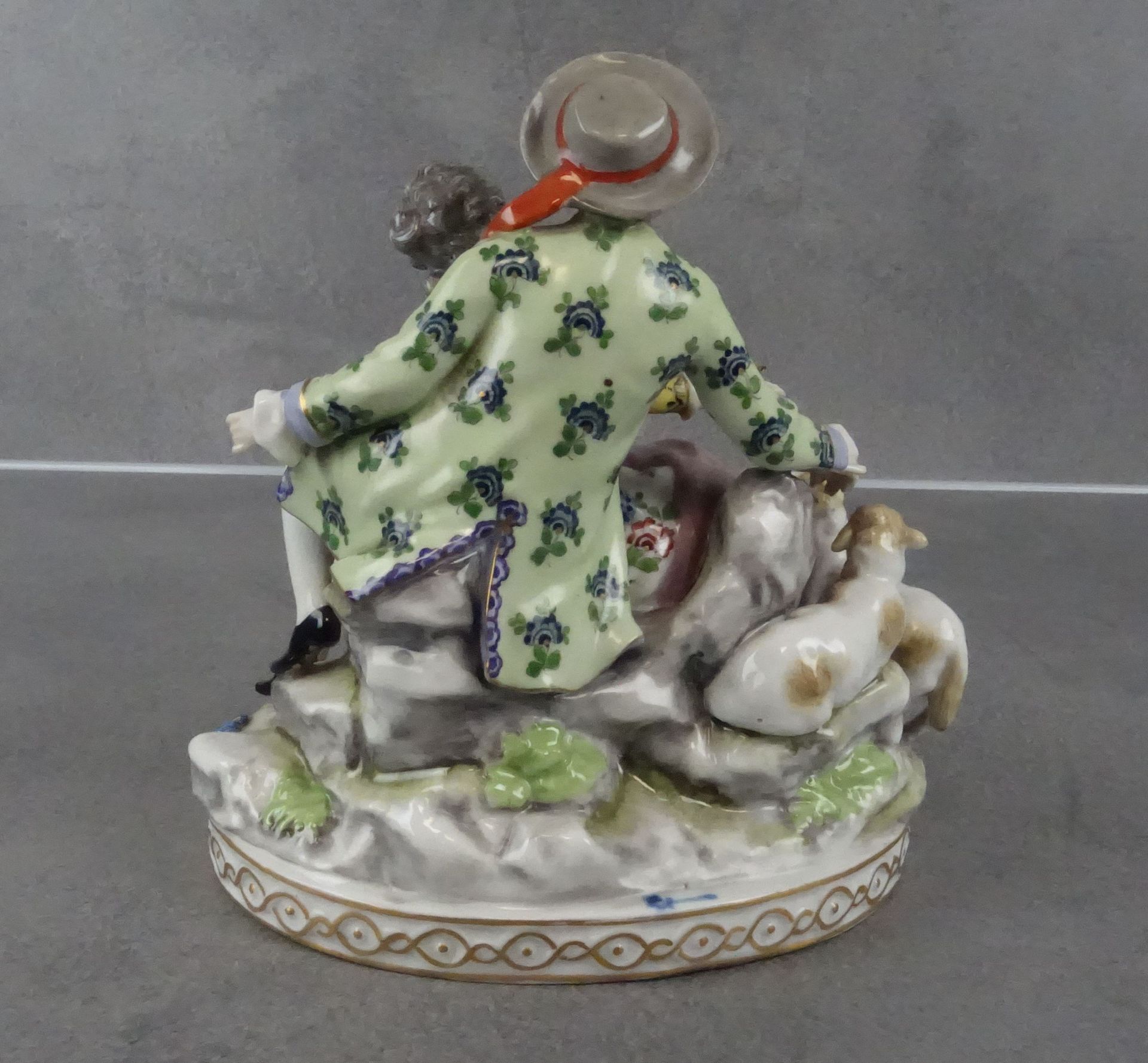 PORCELAIN FIGURE GROUP "Shepherd scene / Pastoral", - Image 4 of 6