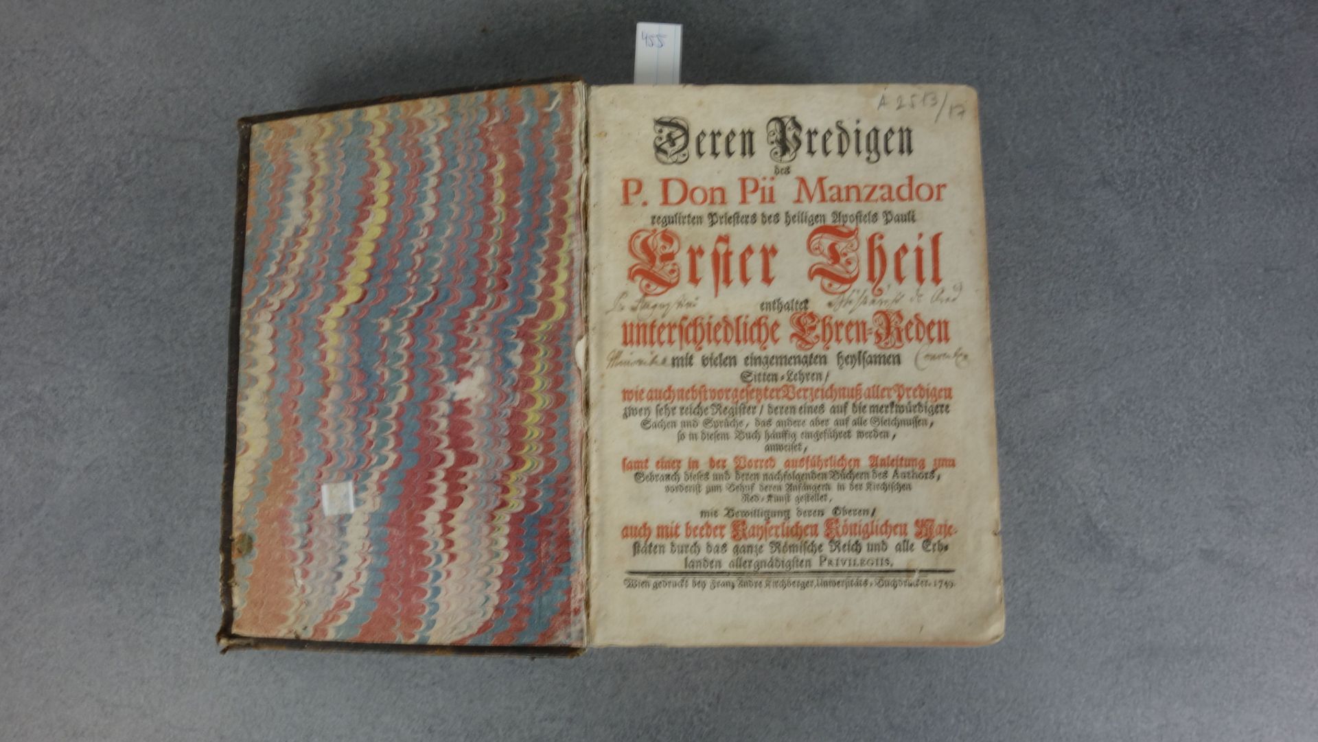 THEOLOGICAL BOOK OF THE 18TH CENTURY - Image 3 of 3