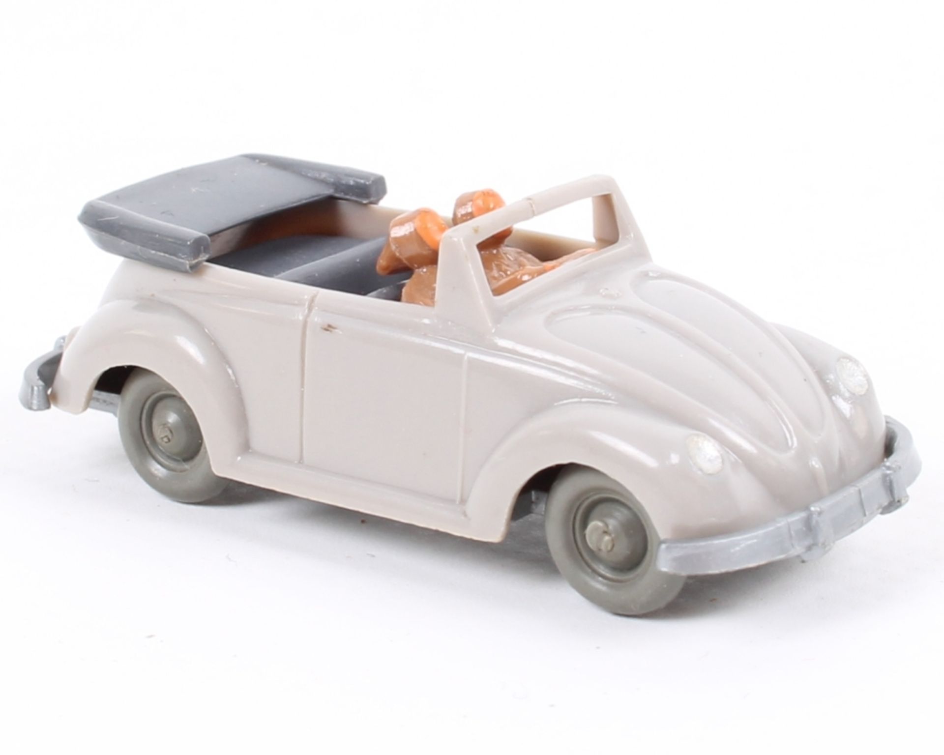 Wiking VW Käfer Cabrio mit Rahmen braunelfenbein