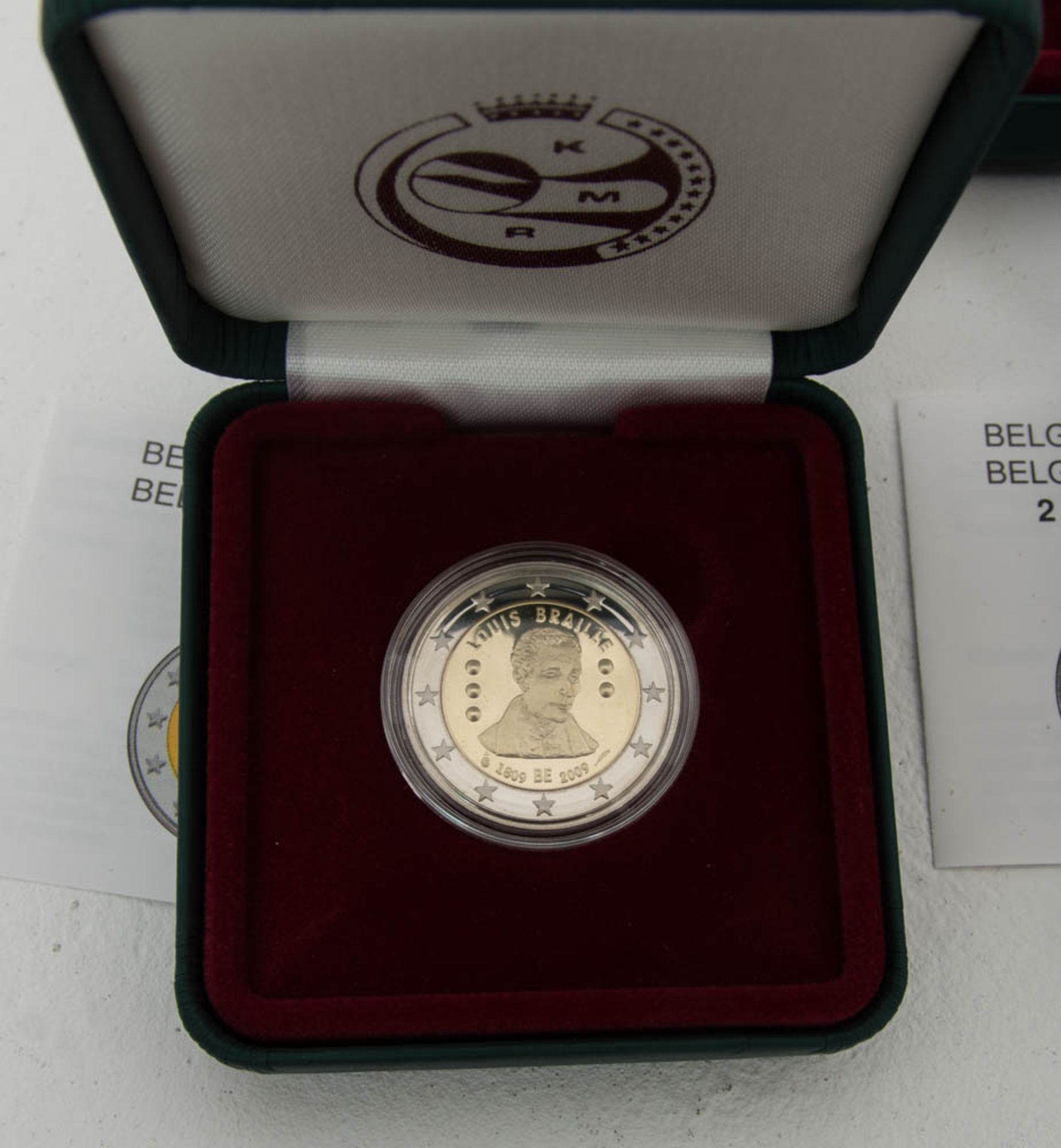 Sammlung Belgien 2 € Münzen.15 Stück, durchweg Sammlerqualität mit OVPs.Belgie - Bild 2 aus 6