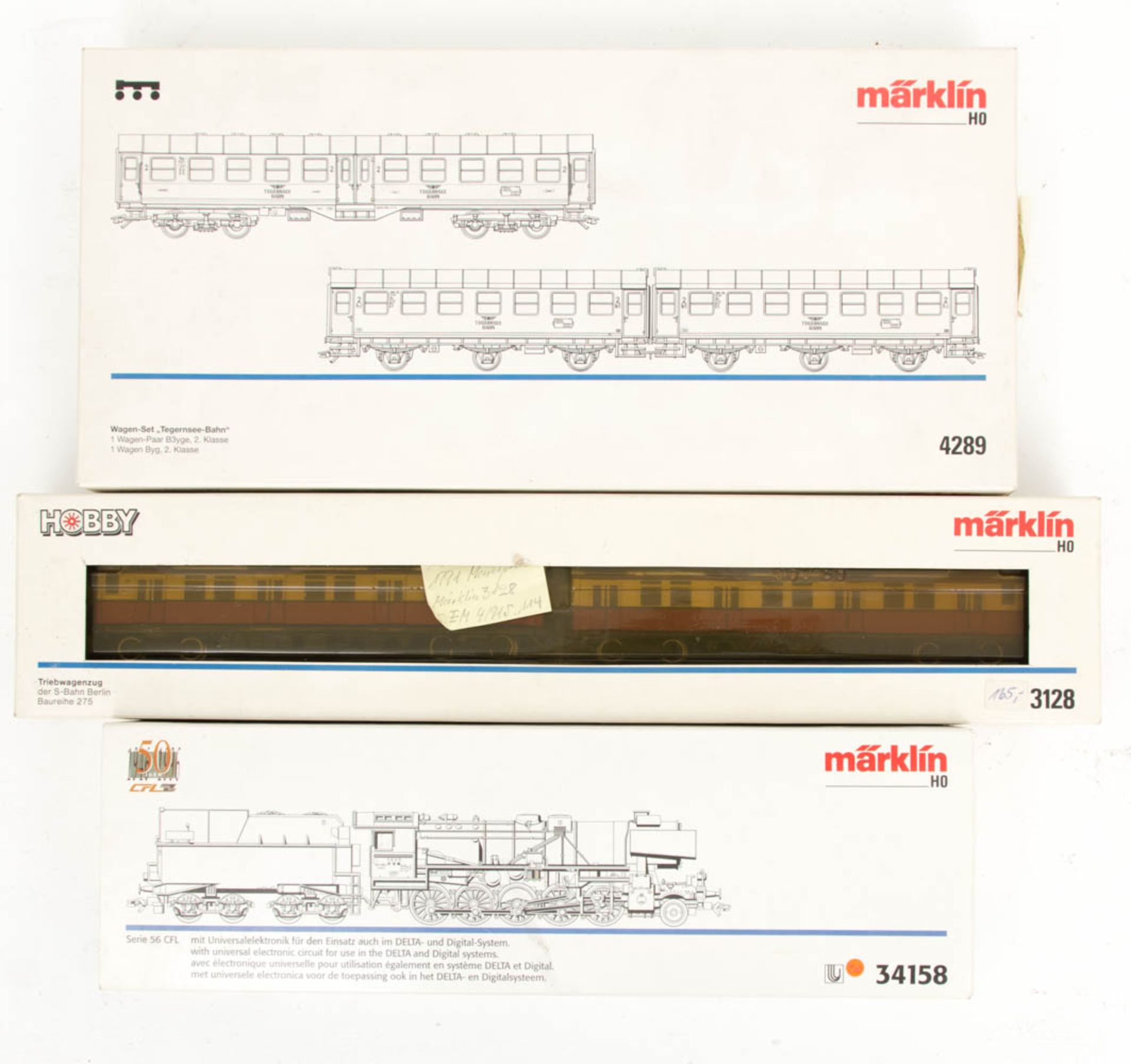 Konvolut von 12 Märklin Loks und Wagons.unbespielt, OVP´s beklebt.H0 3371, H - Image 5 of 6