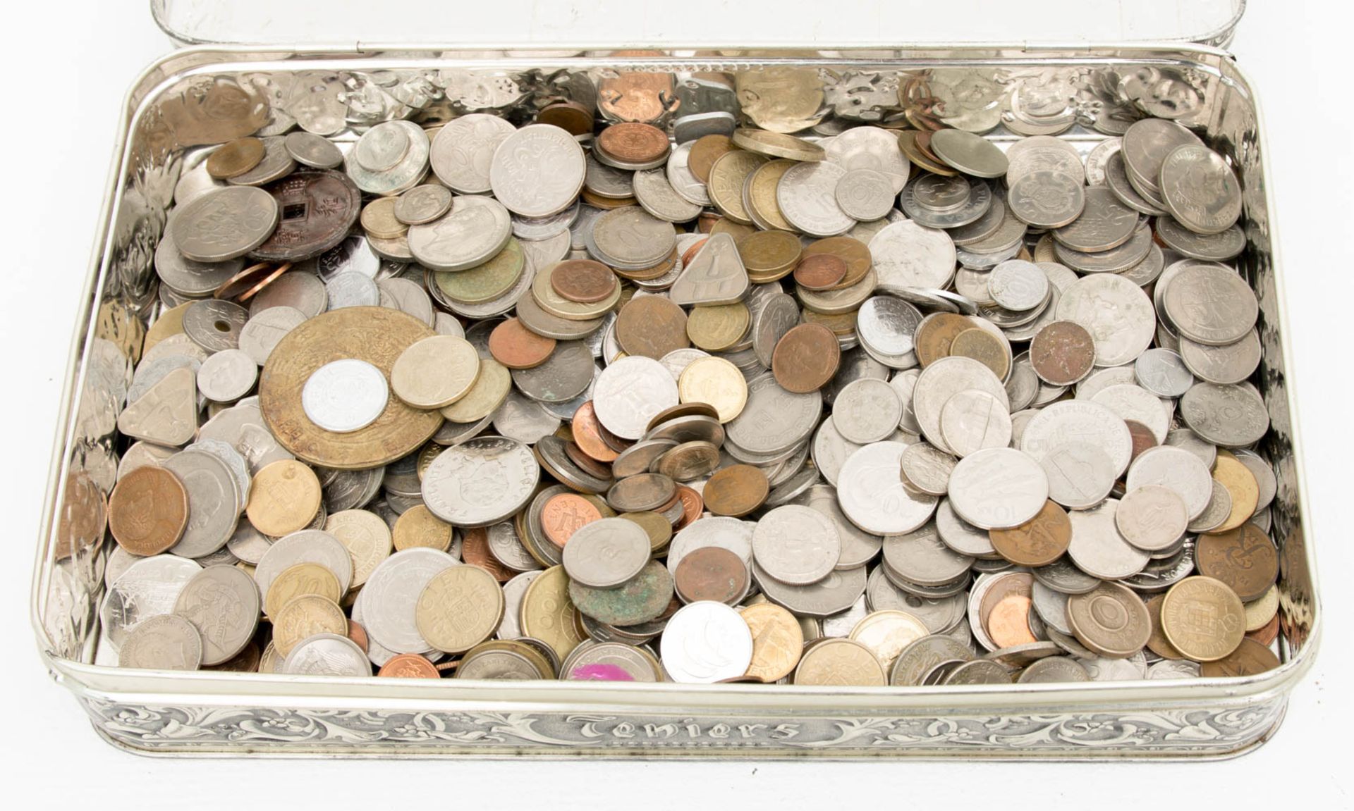 Umfangreiche Münzsammlung Urlaubsgeld.Urlaubsgeld (mit Silbermünzen) u.a.Dollars