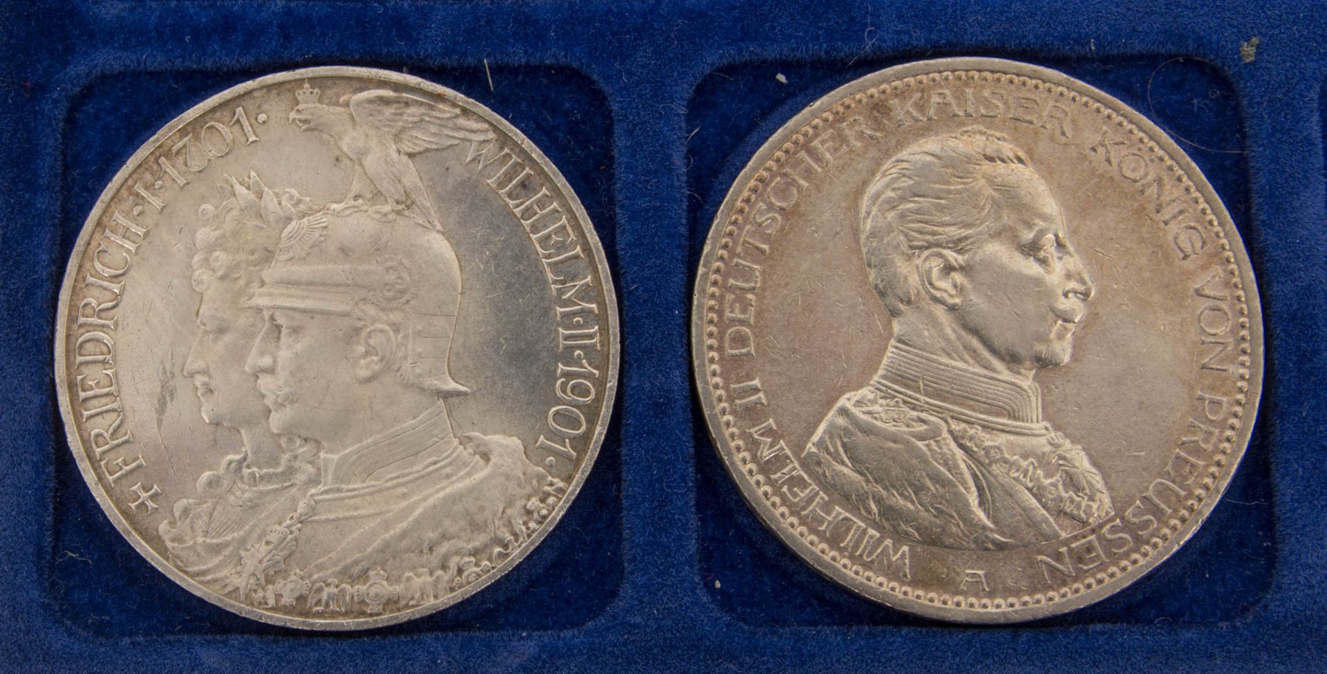Sammlung Kaiserreich Münzen und Österreich.59 Stück mit besseren Stücken (2 M Hess - Image 8 of 8